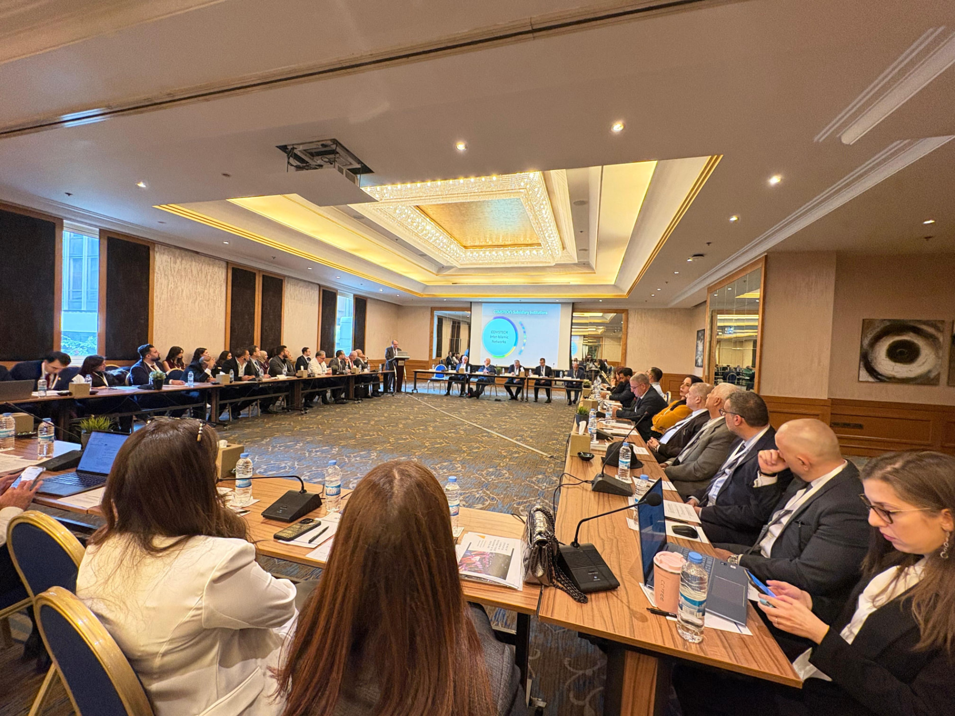 Conference session wide view
