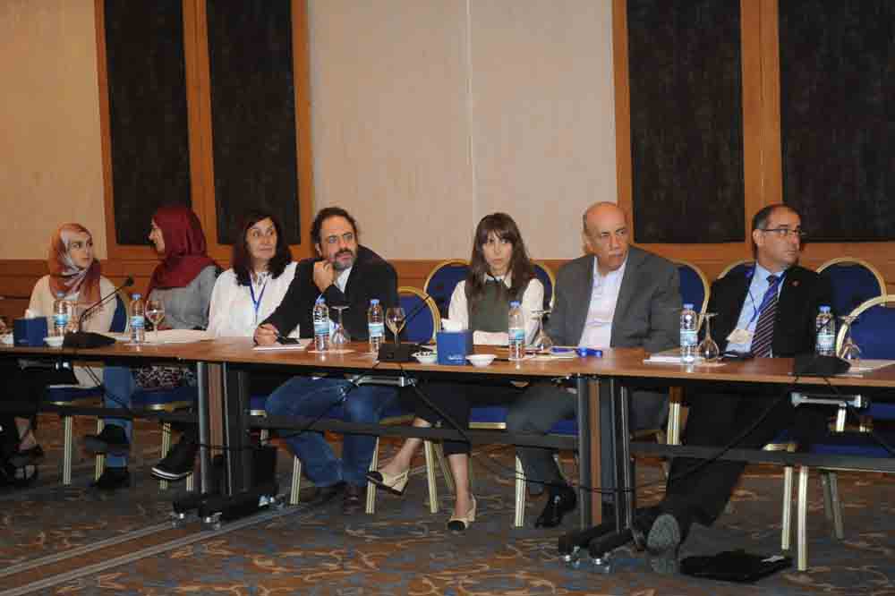 Delegates listening to a presentation