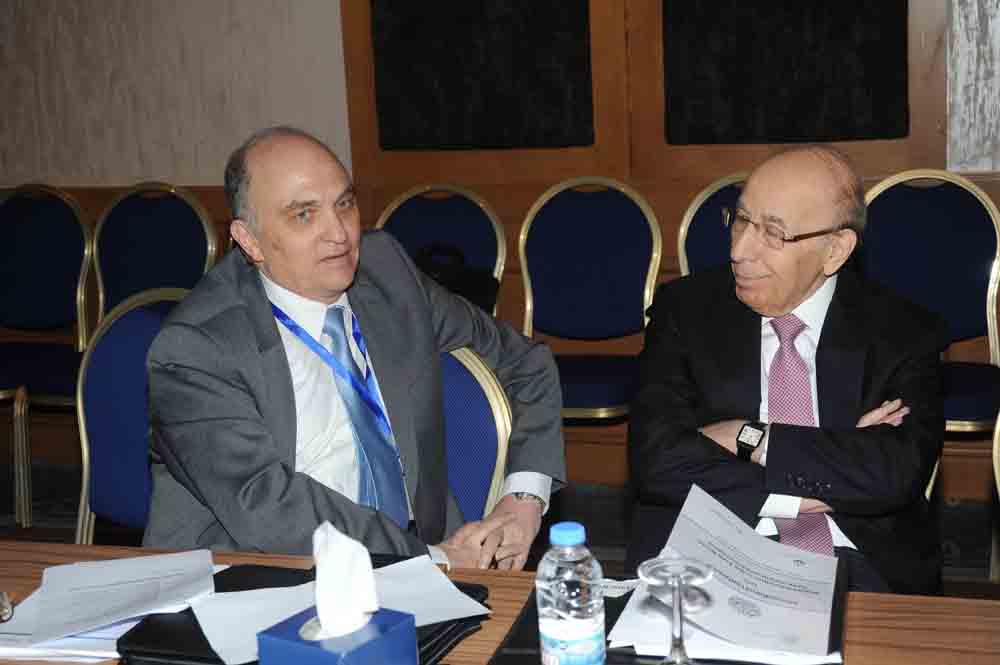 Delegates in discussion