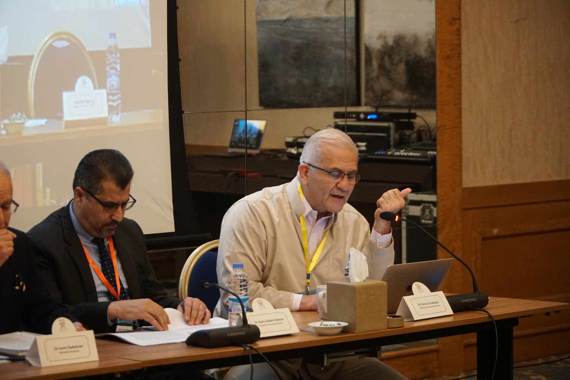 Panel discussion at the conference