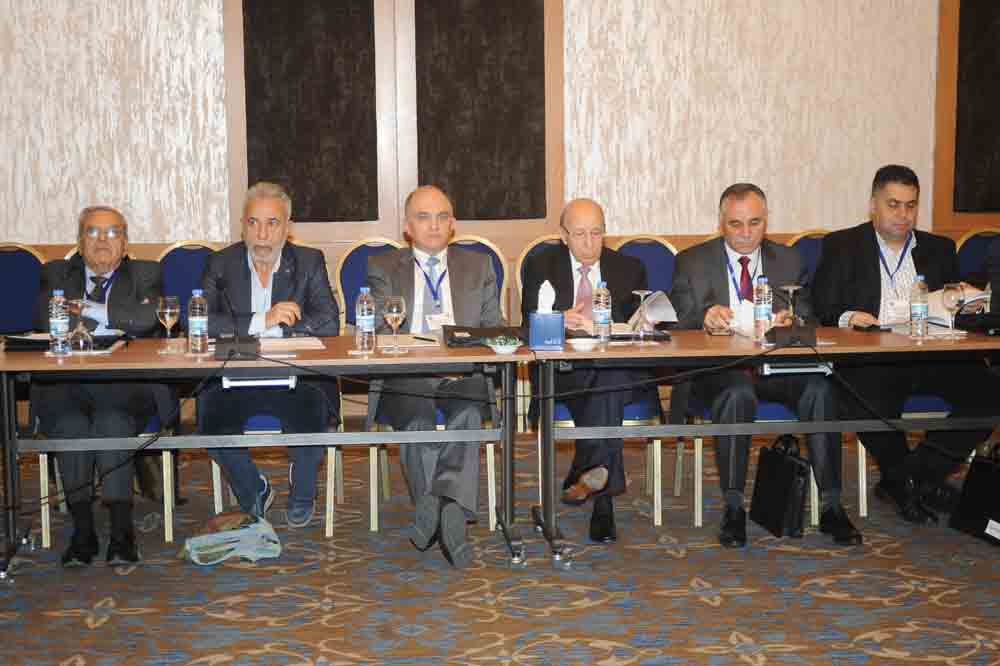 Delegates seated during a session
